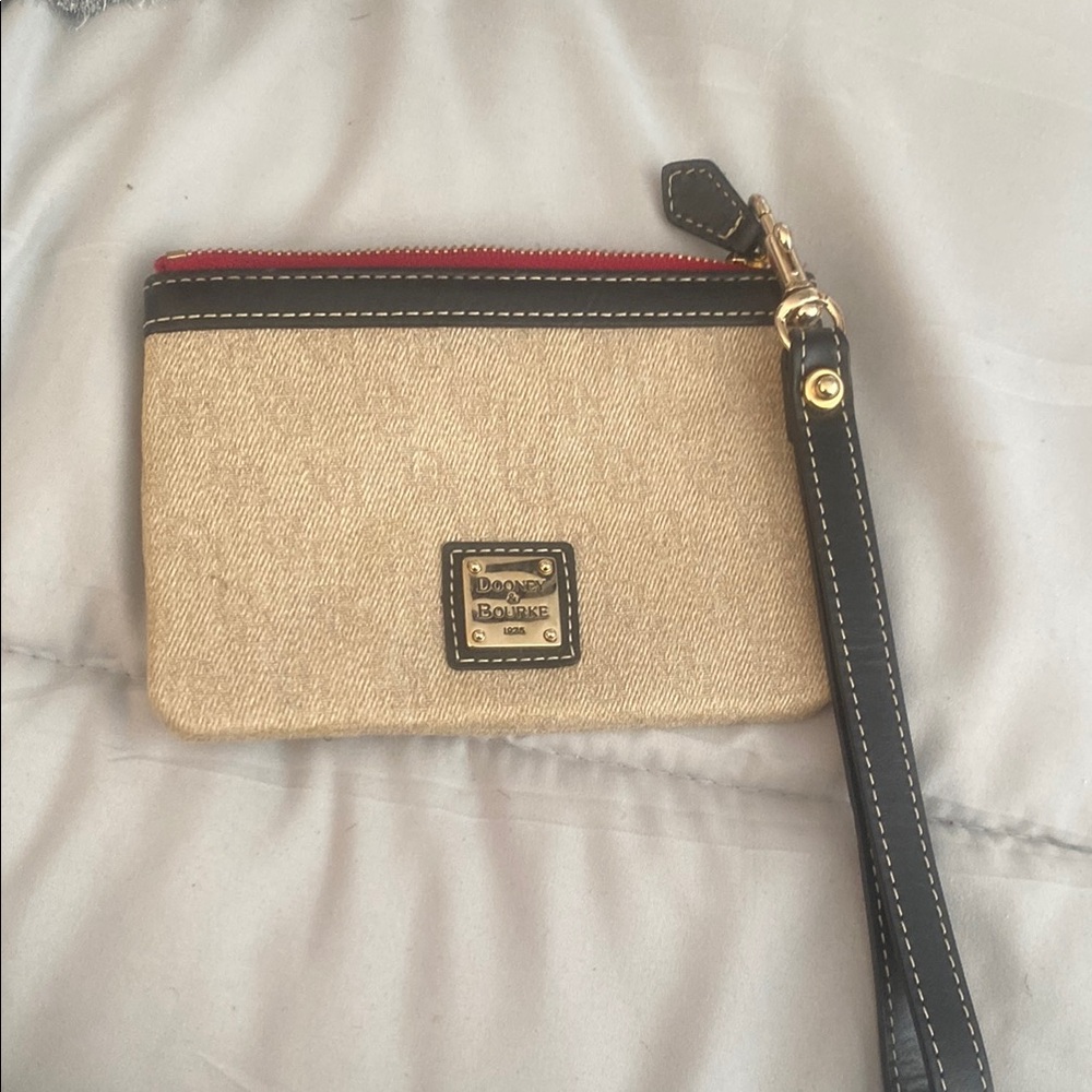 Dooney & Bourke Gold Wristlet